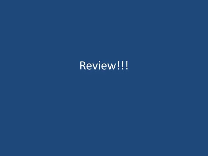 review