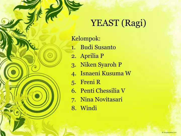 yeast ragi