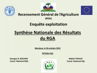 recensement g n ral de l agriculture rga