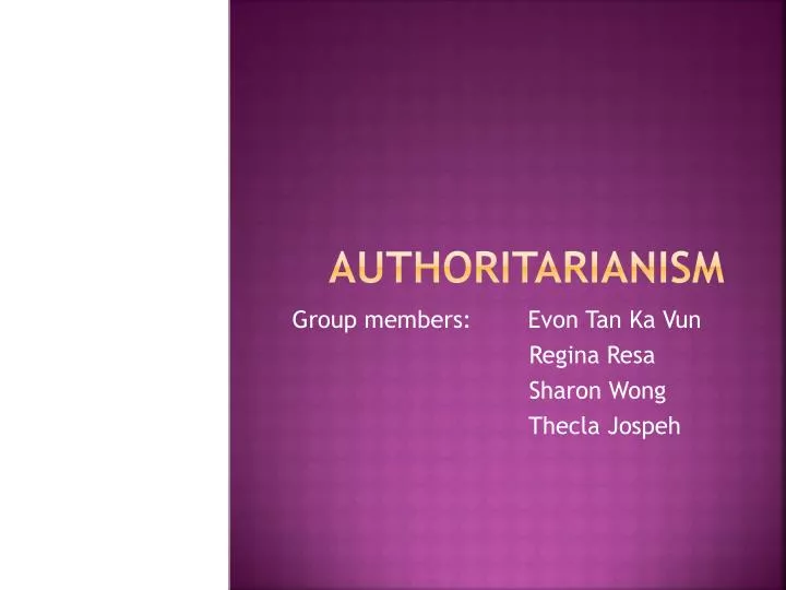 authoritarianism