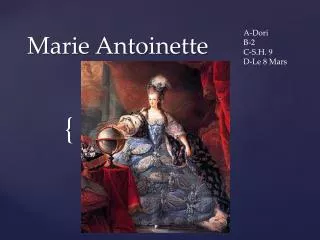 marie antoinette