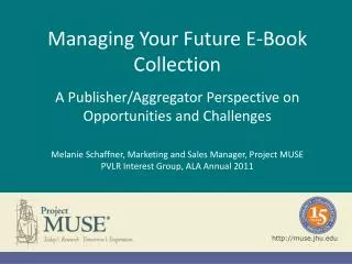 Managing Your Future E-Book Collection