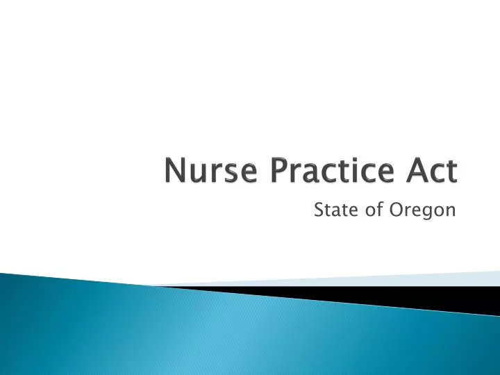 nurse practice act
