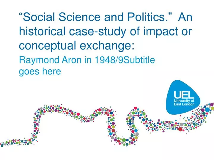 social science and politics an historical case study of impact or conceptual exchange
