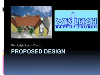 Proposed design