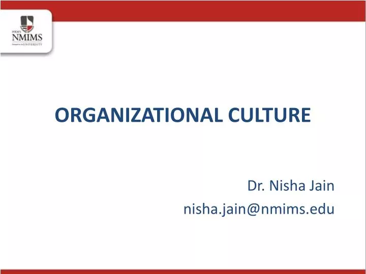 organizational culture