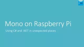 Mono on Raspberry Pi