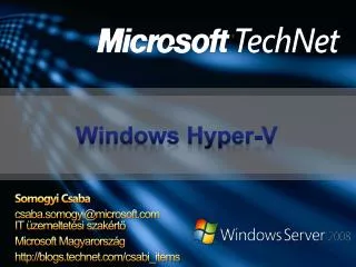 windows hyper v