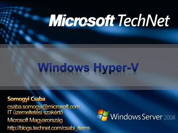 windows hyper v