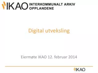 digital utveksling