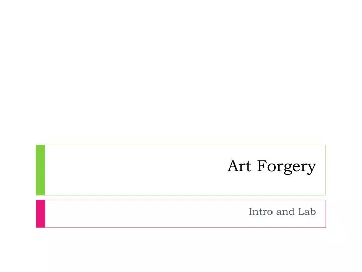 art forgery