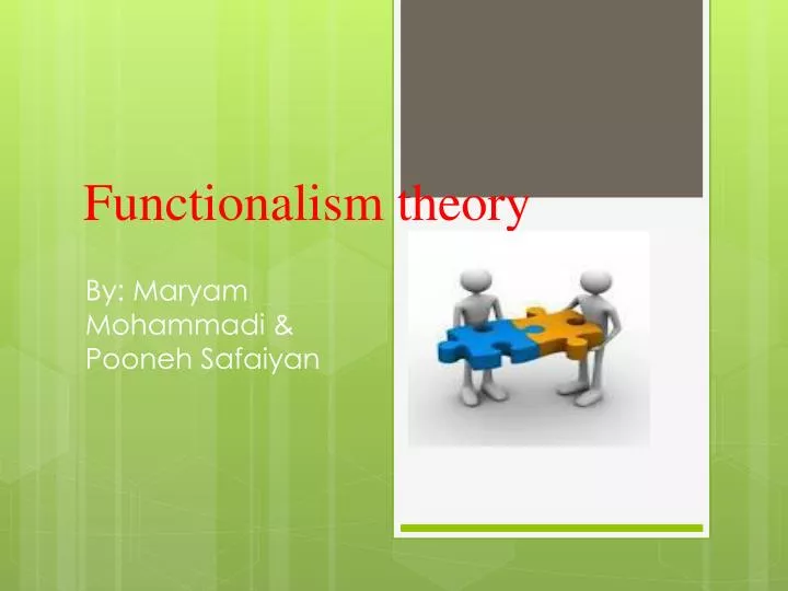functionalism theory