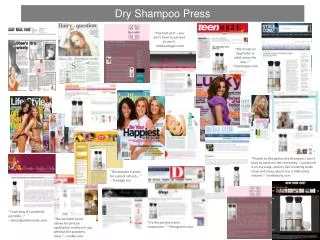 Dry Shampoo Press