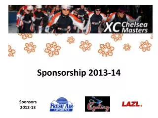 Sponsorship 2013-14