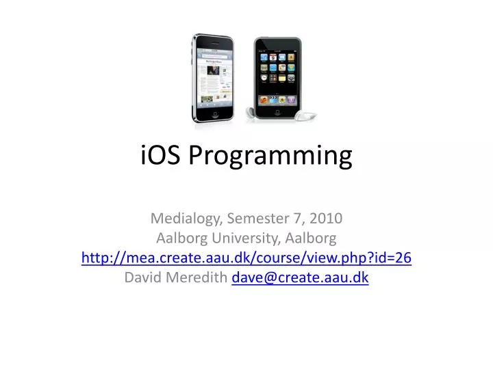 ios programming