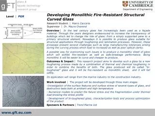 Developing Monolithic Fire-Resistant Structural Curved Glass
