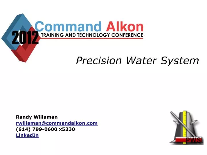 precision water system