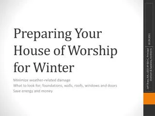 Preparing Your House of Worship for Winter