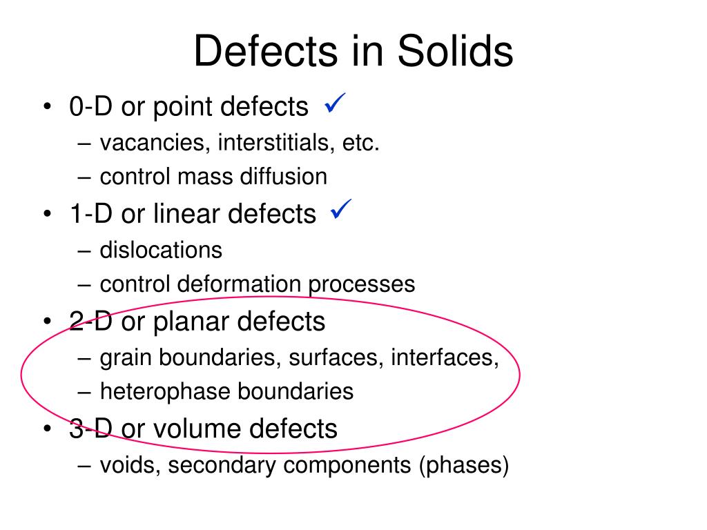 Defects Word PPT - Defects in Solids PowerPoint Presentation, free download - ID:2158258