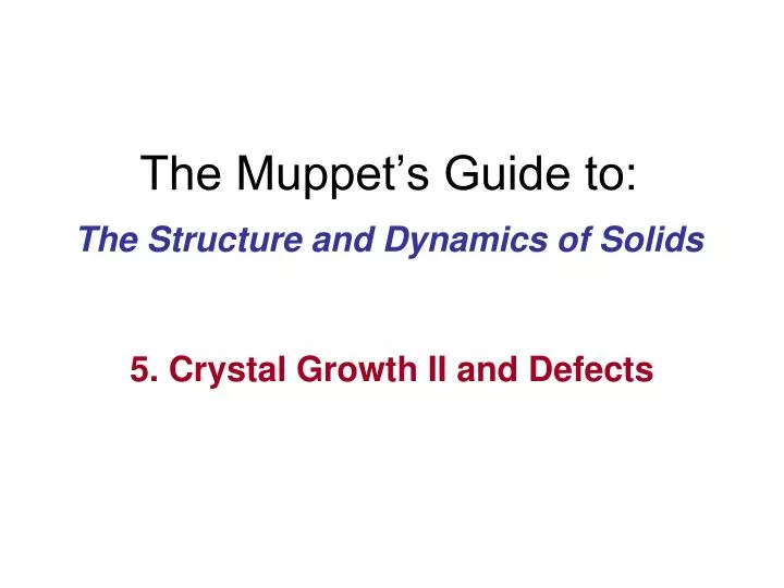 the muppet s guide to