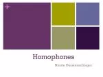 Understanding Homophones: Key Examples and Common Mistakes - slide 1