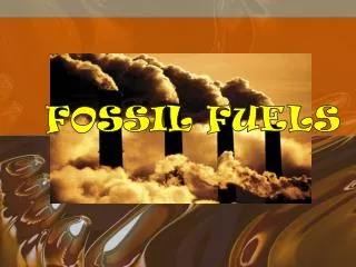 FOSSIL FUELS