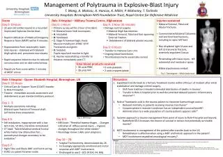 Day 0: 1 Hours Primary survey within 1 hour of incident. C: Bilateral lower limb tourniquets.