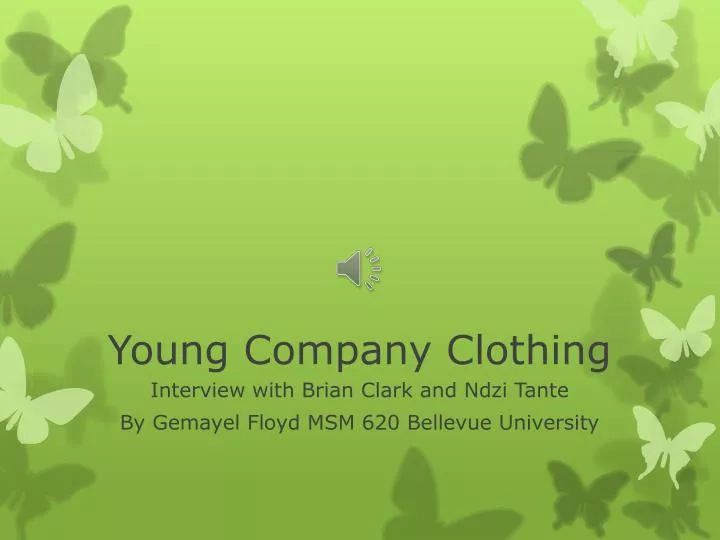 young company clothing