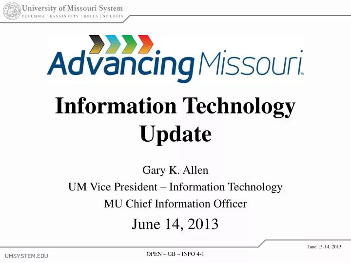 information technology update