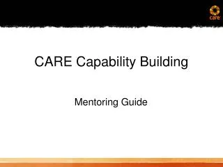 CARE Capability Building