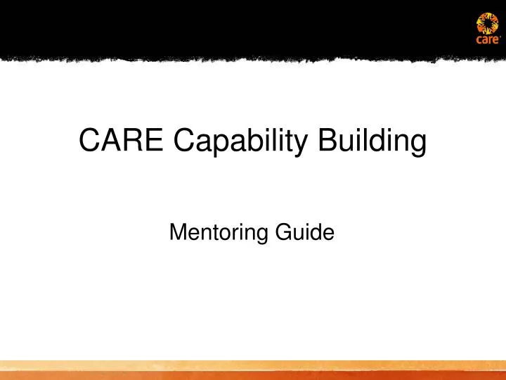 care capability building