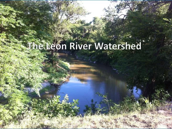 the leon river watershed