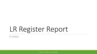 LR Register Report