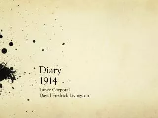 Diary 1914