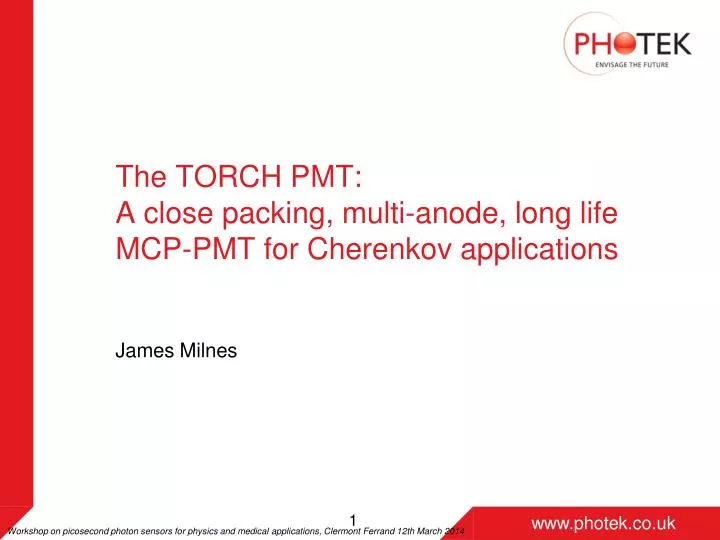 the torch pmt a close packing multi anode long life mcp pmt for cherenkov applications