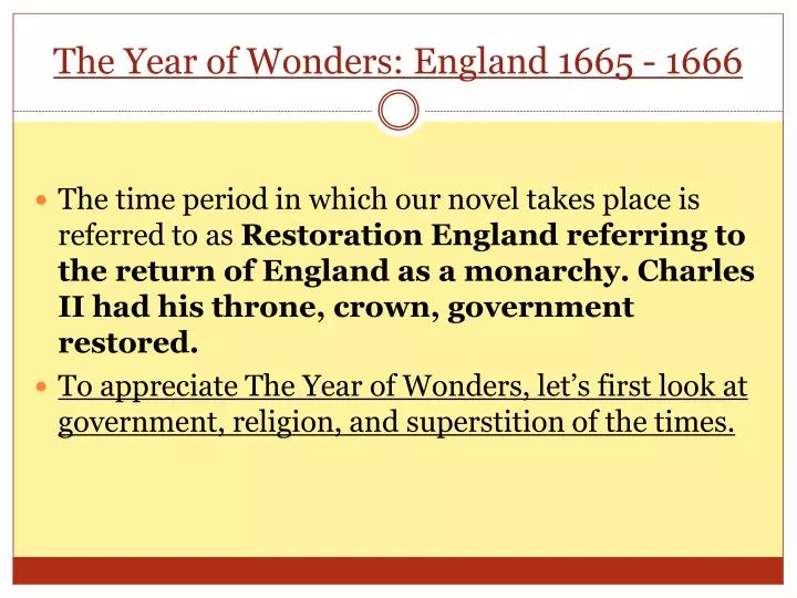 the year of wonders england 1665 1666