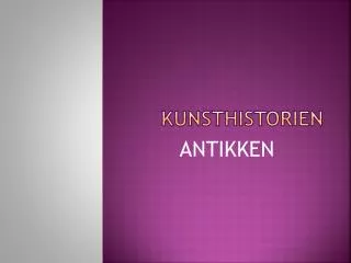 kunsthistorien