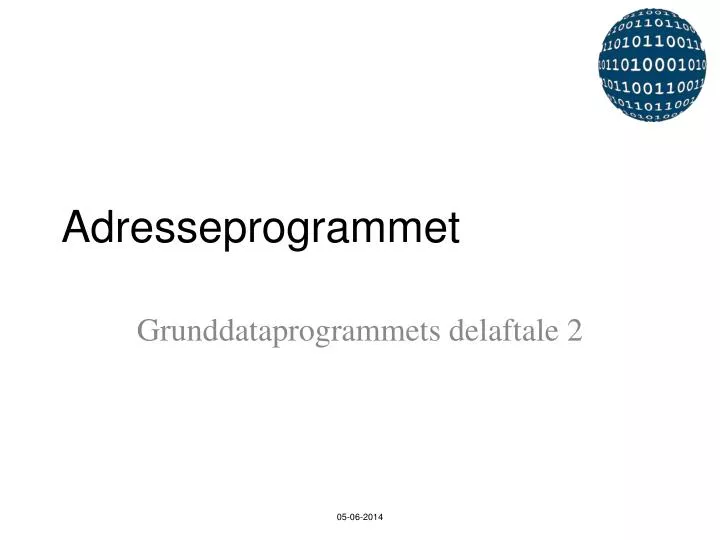 adresseprogrammet