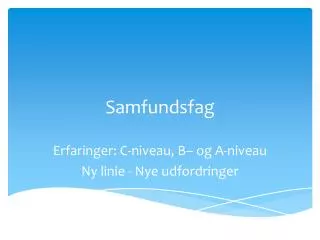 samfundsfag