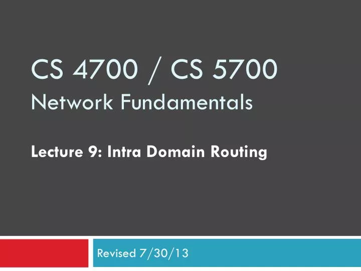 cs 4700 cs 5700 network fundamentals