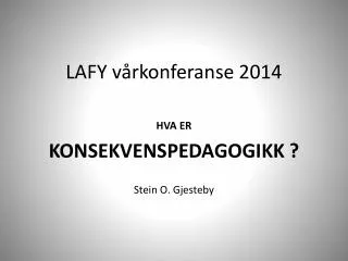 lafy v rkonferanse 2014