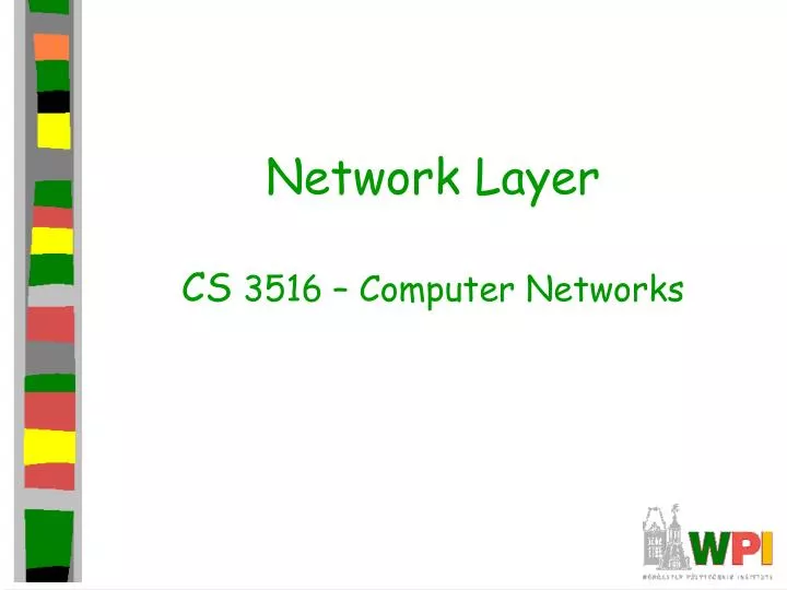 network layer cs 3516 computer networks