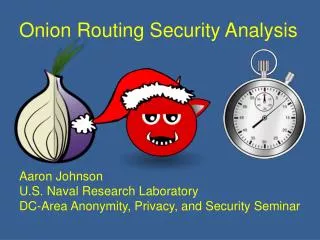 Onion Routing Security Analysis