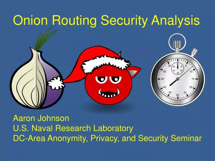 onion routing security analysis