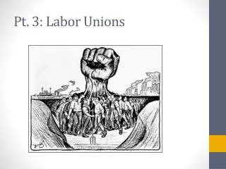 Pt. 3: Labor Unions