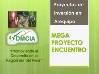 mega proyecto encuentro