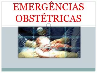 emerg ncias obst tricas