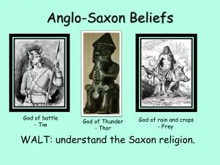Anglo-Saxon Beliefs