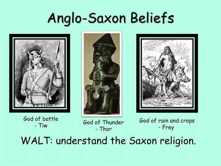 anglo saxon beliefs