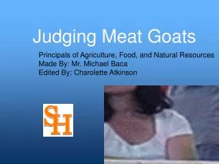 Judging Meat Goats